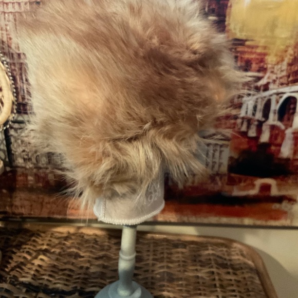 “REAL FUR HAT” VINTAGE  FUR/RED FOX MID CENTURY MOD/ RETRO  HAT. - Picture 7 of 14